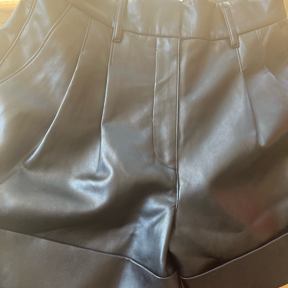 Wilfred pleather shorts - Picture 1 of 3
